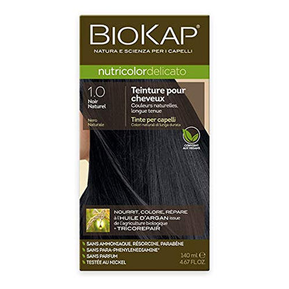 Biokap - Colorear Delicato 1.0 Negro Natural 140 Ml - Lote De 2 - Precio Por Lote - Entrega Rápida