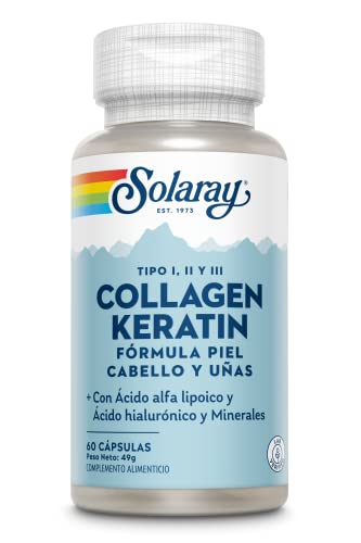 Collagen Keratin - Colágeno con Queratina - 60 cápsulas