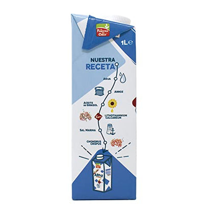 La Finestra Sul Cielo Bebida de Arroz con Calcio Bio, 1L