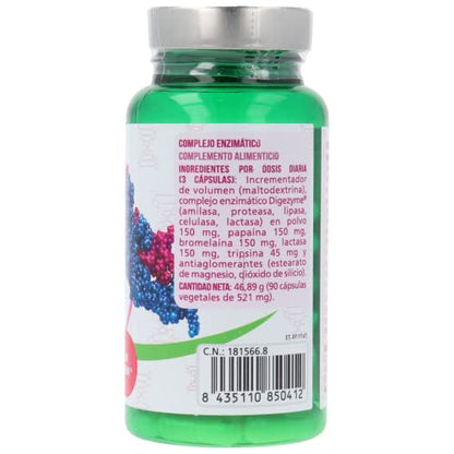 Naturlider - Complejo Enzimatico - Complejo enzimático Digezyme® - Enzimas digestivas - 90 cápsulas