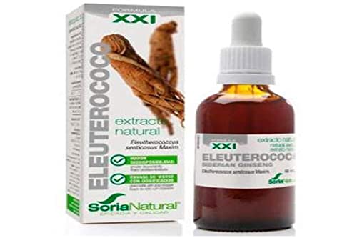 Soria Natural Extracto Eleuterococo Xxi - 2 Paquetes De 1 X 50 Ml - Total: 100 Ml, 50 ml (Paquete de 2)