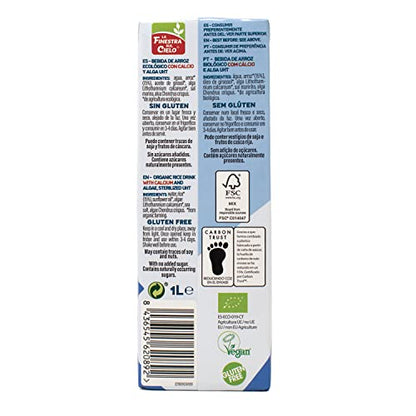 La Finestra Sul Cielo Bebida de Arroz con Calcio Bio, 1L