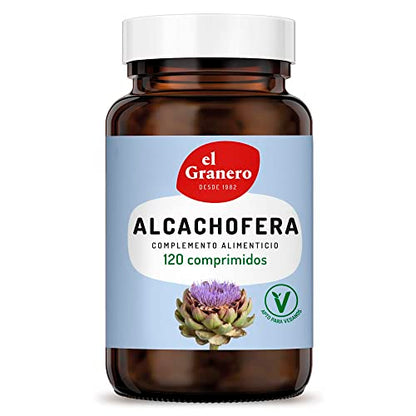 El Granero Integral – Artischocke – 600 mg – 120 Tabletten – hergestellt aus Pulver und standardisiertem Extrakt aus Artischockenblättern – unterstützt die Verdauung und kontrolliert das Gewicht