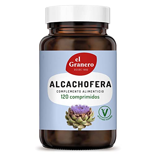 El Granero Integral - Alcachofera - 600 Mg - 120 Comprimidos - Elaborado a Base de Polvo y Extracto Estandarizado de Hojas de Alcachofera - Ayuda a la Digestión y a Controlar el Peso