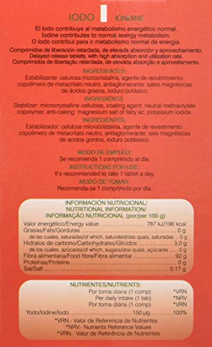 Soria Natural Iodo Retard - 48 comprimidos/tablets 200 mg