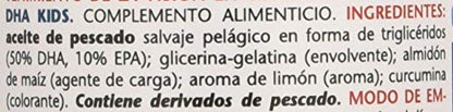 DHA KIDS SABOR LIMON 90 Perlas Masticables