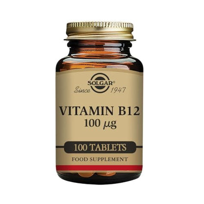 Solgar Vitamina B12 µg Comprimidos - Envase De, Multicolor, One size, Vanilla, 100 Unidad