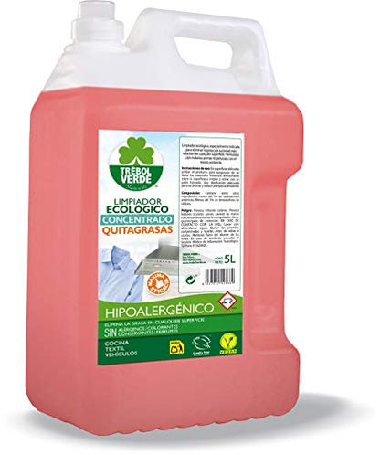 Trebol Verde Limpiador Quitagrasas 5L 5000 ml