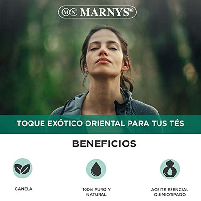 MARNYS Cinnamon Essential Oil 100% Pure Chemotyped 15ml