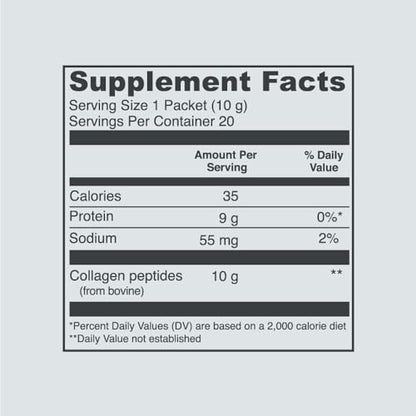 Vital Proteins Suplemento en polvo de péptidos de colágeno (tipo I, III) - Colágeno hidrolizado - Sin OMG - 20 g por porción - Bote de 567 g sin sabor, paquete de 1