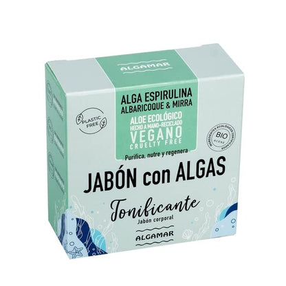 Jabón corporal TONIFICANTE con Algas en pastilla 100 g