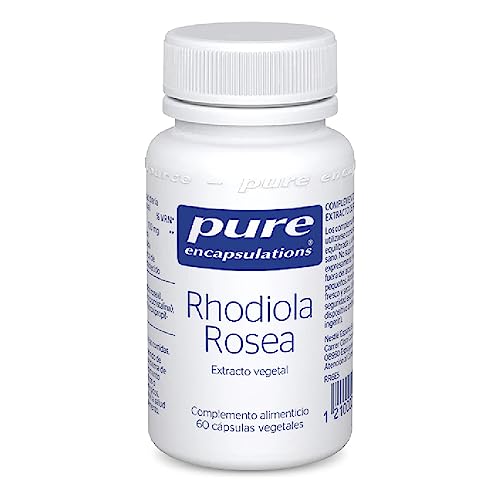 PURE ENCAPSULATIONS Rhodiola Rosea | Extracto de planta ante situaciones de estrés | 60 Cápsulas Vegetales