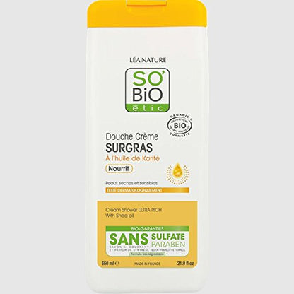 So 'Bio étic ducha crema surgras óleo de karité Bio 650 ml