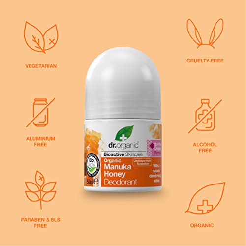 Dr. Organic Desodorante Miel De Manuka 50Ml 1 Unidad 500 g