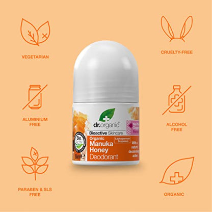 Dr. Organic Desodorante Miel De Manuka 50Ml 1 Unidad 500 g