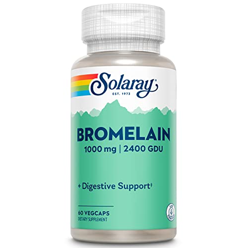 Solaray Bromelain 500mg | Bromelina | 60 Capsulas