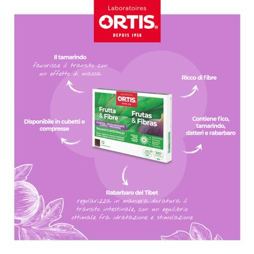 ORTIS - FRUTAS & FIBRAS FORTE 12 cubos