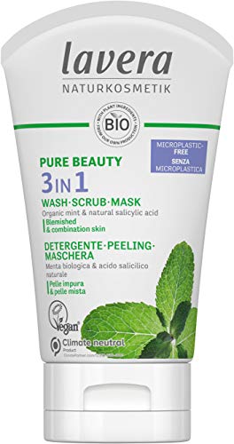 Lavera Pure Beauty 3 In 1 Wash Scrub Mask 125ml