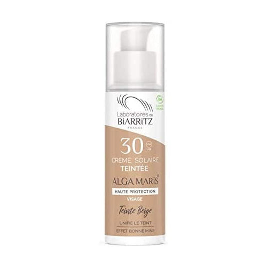 Alga Maris - Lab. Biarritz Crema Facial Color Beige Spf30 50Ml. 50 ml