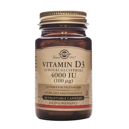 Solgar Vitamin D3 4000IU 120 Capsules