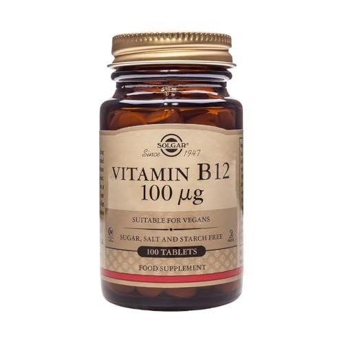 Solgar Vitamina B12 µg Comprimidos - Envase De, Multicolor, One size, Vanilla, 100 Unidad