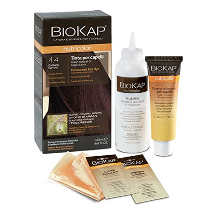 Biokap Tinte Auburn Brown Dye 140 ml; castaño Cobrizo 4.4 1 Unidad 140 ml