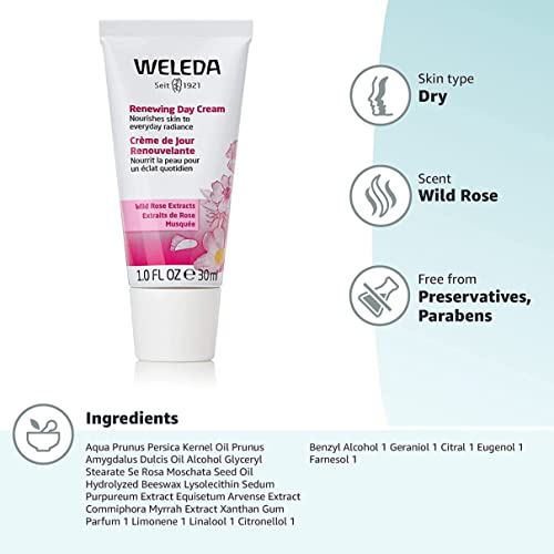 WELEDA Crema de Día Alisante de Rosa Mosqueta 30 ml