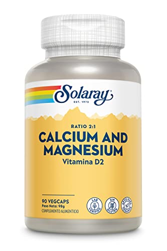 Solaray Calcium & Magnesium | 2:1 Ratio | Calcio y& Magnesio | 90 Count