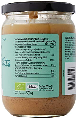 Terrasana 3Mix, Crema De Frutos Secos (Sin Cacahuete) 500 G 500 G 500 ml