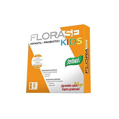 SANTIVERI FLORASE Kids 8 Viales, No Aplicable, 240