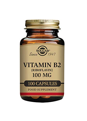 Solgar Vitamina B2 (Riboflavina) Mg - Envase de 100 Cápsulas Vegetales