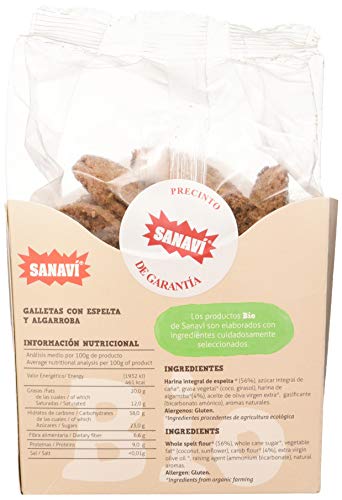 Sanavi Galleta Espelta Y Algarroba 200 G 200 G 100 g