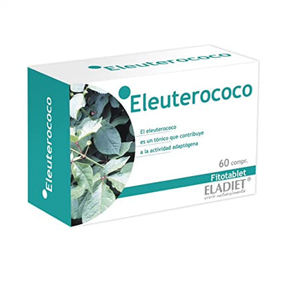 Eleutherococcus-Nahrungsergänzungsmittel – 60 Tabletten – hilft, Müdigkeit zu reduzieren – hilft, das Immunsystem zu stärken – hilft bei der Erholung – ideal für Zeiten mit größerem Stress – Eladiet