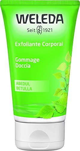 Weleda - Exfoliante Corporal de Abedul, Exfoliación Natural Suave, Prepara la Piel para Tratamientos Posteriores, Con Perlas de Ceras Naturales, Para Todo Tipo de Pieles, Incluso las Sensibles