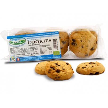 Belsi - Cookies de espelta con pepitas chocolate - 2537-150Gr-Belsi