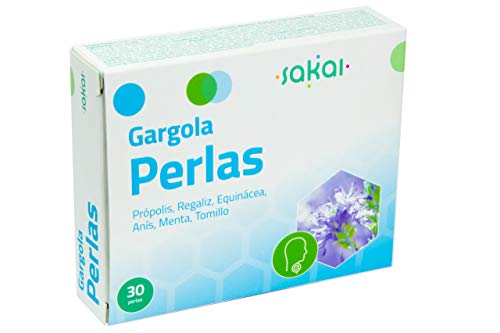 Sakai –Gargola Perlas – Alivia las molestias de la garganta –Protege tus cuerdas vocales- Bienestar de la boca y la faringe – Con Própolis, Regaliz, Equinácea, Anís estrellado, Menta, y Tomillo.