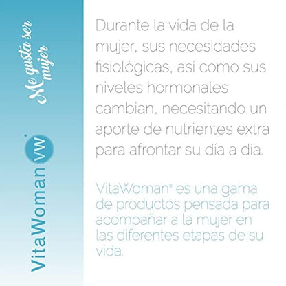 Complemento Alimenticio con Arándano Rojo, Metionina y Zinc - Vita Woman Cranberry Forte - 15 Comprimidos Azules y 15 Comprimidos Rojos - Favorece el Buen Estado de las Vías Urinarias - Eladiet