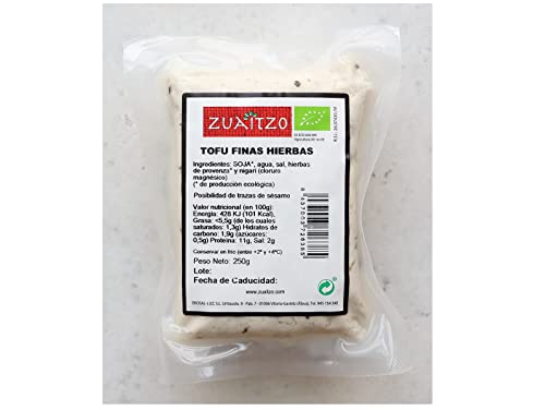 ZUAITZO TOFU FINAS HIERBAS 250 GRS