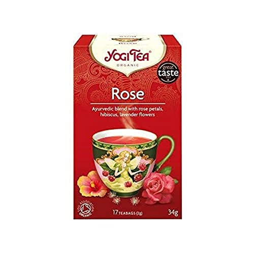 Yogi Tea Infusión de Hierbas Rose - 17 bolsitas - [confezione da 3]