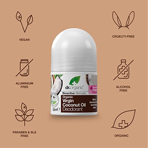 Dr. Organic Desodorante Aceite Coco Orgánico 50 ml (DR00373)