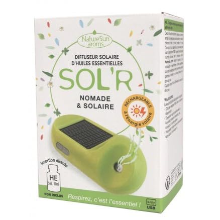 Nature Sun Aroms - Difusor sol'R, Color Verde