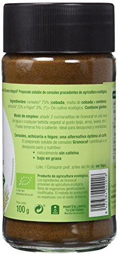 El Granero Integral Granocaf Cereales Bio Gr 100 Gramos (Preparado Soluble)