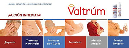 Valtrum alivio rápido y efectivo. Único roll-on de uso externo con potente acción desinflamante y analgésica, cuyos efectos son percibidos a los 40 segundos de ser utilizado.