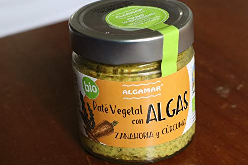 Algamar Pate Vegetal Con Algas, Zanahoria Y Curcuma 180G 180G 180 ml