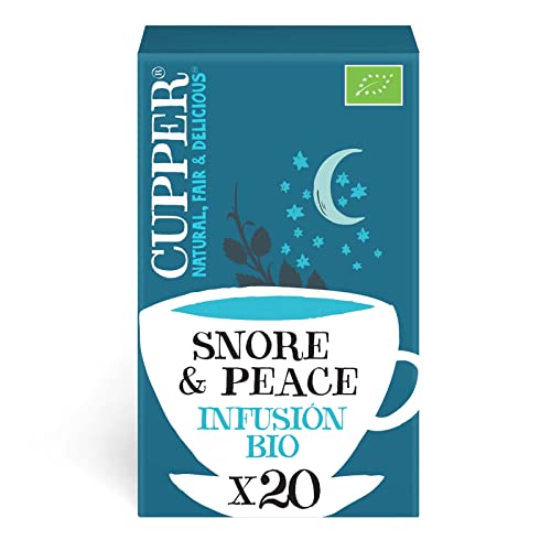 Cupper Infusión Ecológica Snore&Peace, 20 Bolsitas