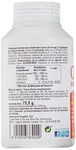 Zentrum90 Omega 3 Cardio Plus Aceite de pescado - 60 cápsulas