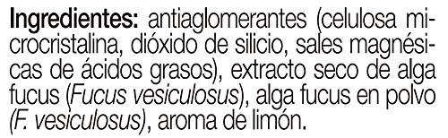 Ana Maria Lajusticia - Algas – 104 comp. (sabor limón). Mejora de la celulitis y favorece la eliminación de líquidos. Envase para 104 días de tratamiento.