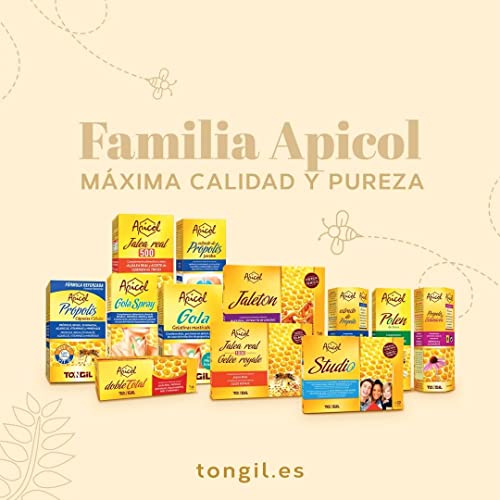 Polen de Abeja Natural 60ml | 10x Veces Más Concentrado y Biodisponible que el Convencional | El Único Abierto y Desespecificado - SIN ALÉRGENOS | Apicol Tongil