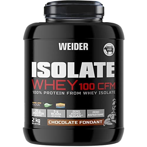 Weider - Isolate Whey 100CFM, 100% Aislado de Proteina de Suero