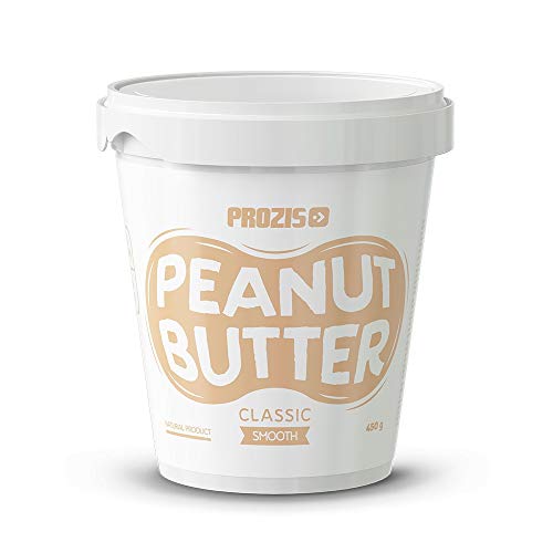 Prozis Classic Arachid Butter, 450 g, samtig, keine Erdnussstücke, hergestellt aus trocken gerösteten Erdnüssen, hoher Proteingehalt, hoher Ballaststoffgehalt, gute Quelle für Vitamine und Mineralien,